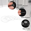 80Pcs M5 PVC Clear Flat Washers 5mm ID 8mm OD 0.5mm Thick Glass Washer gallery