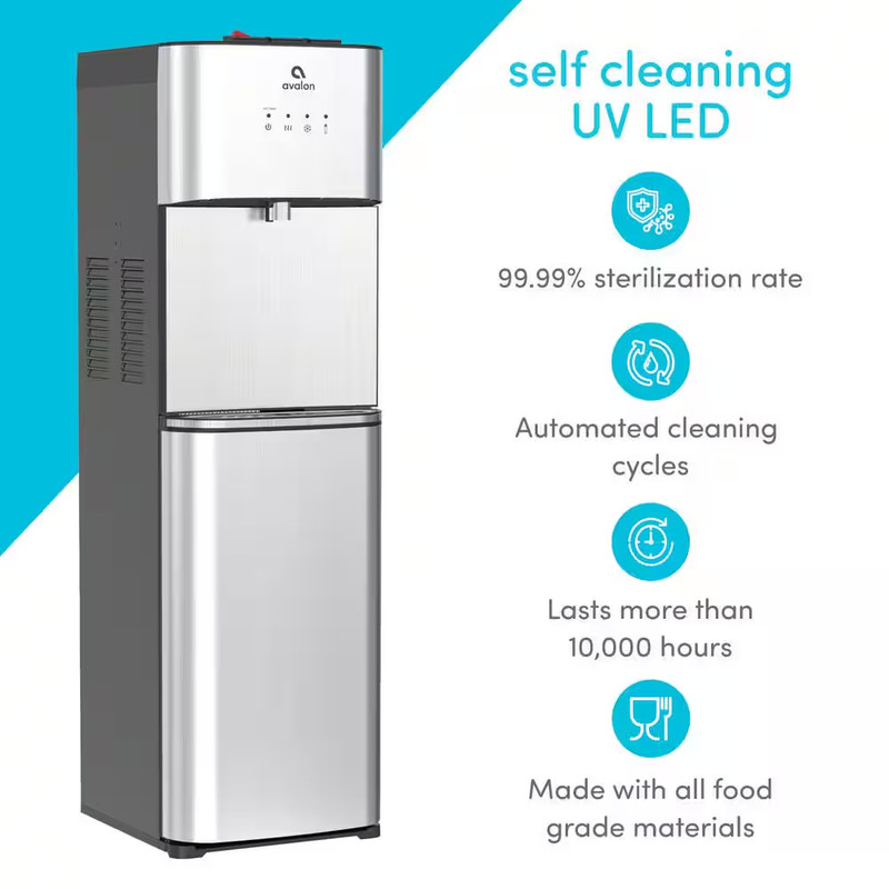 Self Cleaning Bottom Loading Water Cooler Water Dispenser - 3 Temperature Settin gallery