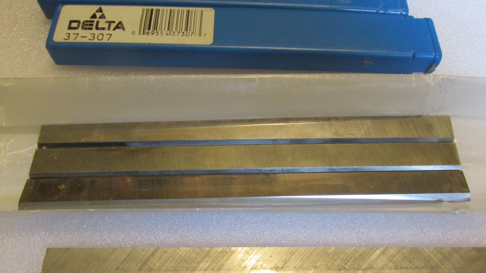 Delta 37-307. NOS three planner blades. 8" MADE IN WEST GERMANY gallery