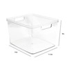 2-Pack Extra-Large Clear Storage Bins (11.5” L x 14” W x 9” H) w/Cutout Handl... gallery
