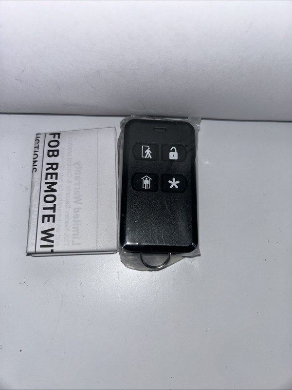 2GIG Encrypted Home Security 4‐Button Remote Keyfob 2GIG-KEY2-345 gallery