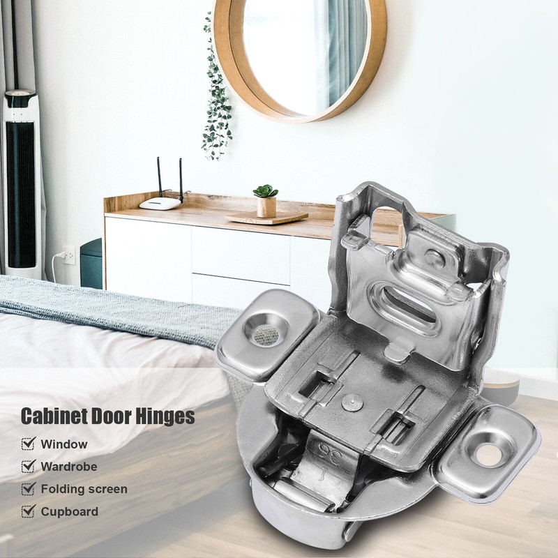 1/2" Overlay Soft Close Face Frame 105° Compact Door Cabinet Hinges Handware Lot gallery