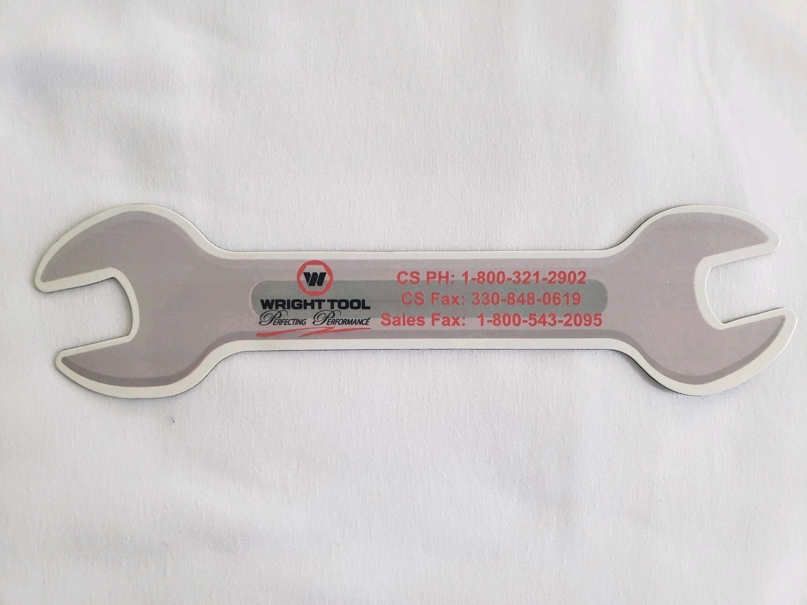 Wright Tool Wrench Magnet Tool Box Refrigerator Magnet 8" NEW gallery