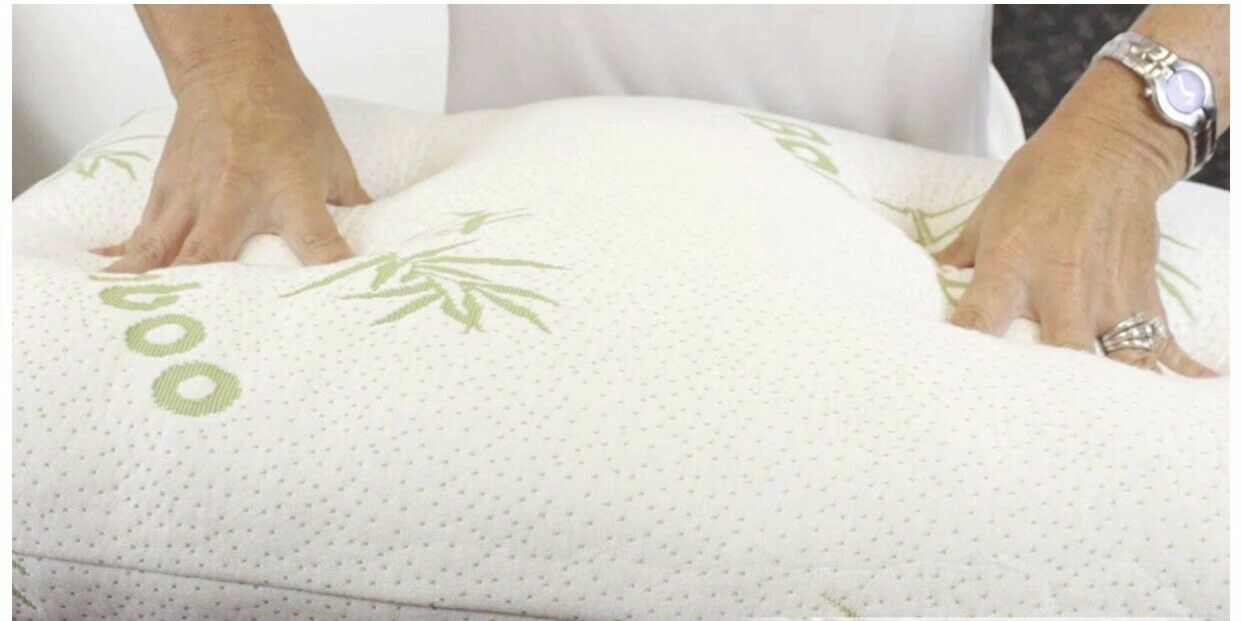 Hotel Bamboo Bamboo Memory Foam Pillow Hypoallergenic Cozy Queen King Size gallery