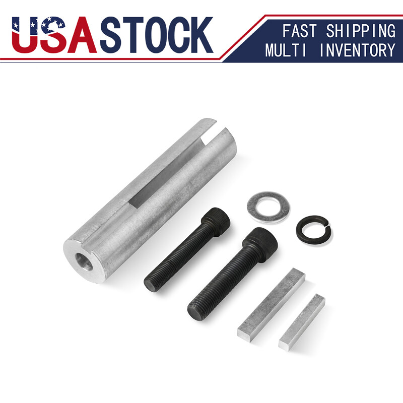Engine pulley Crank Shaft Sleeve Adapter Extended 1 to 1 1/ 8 inch 1/4" Key Gas gallery