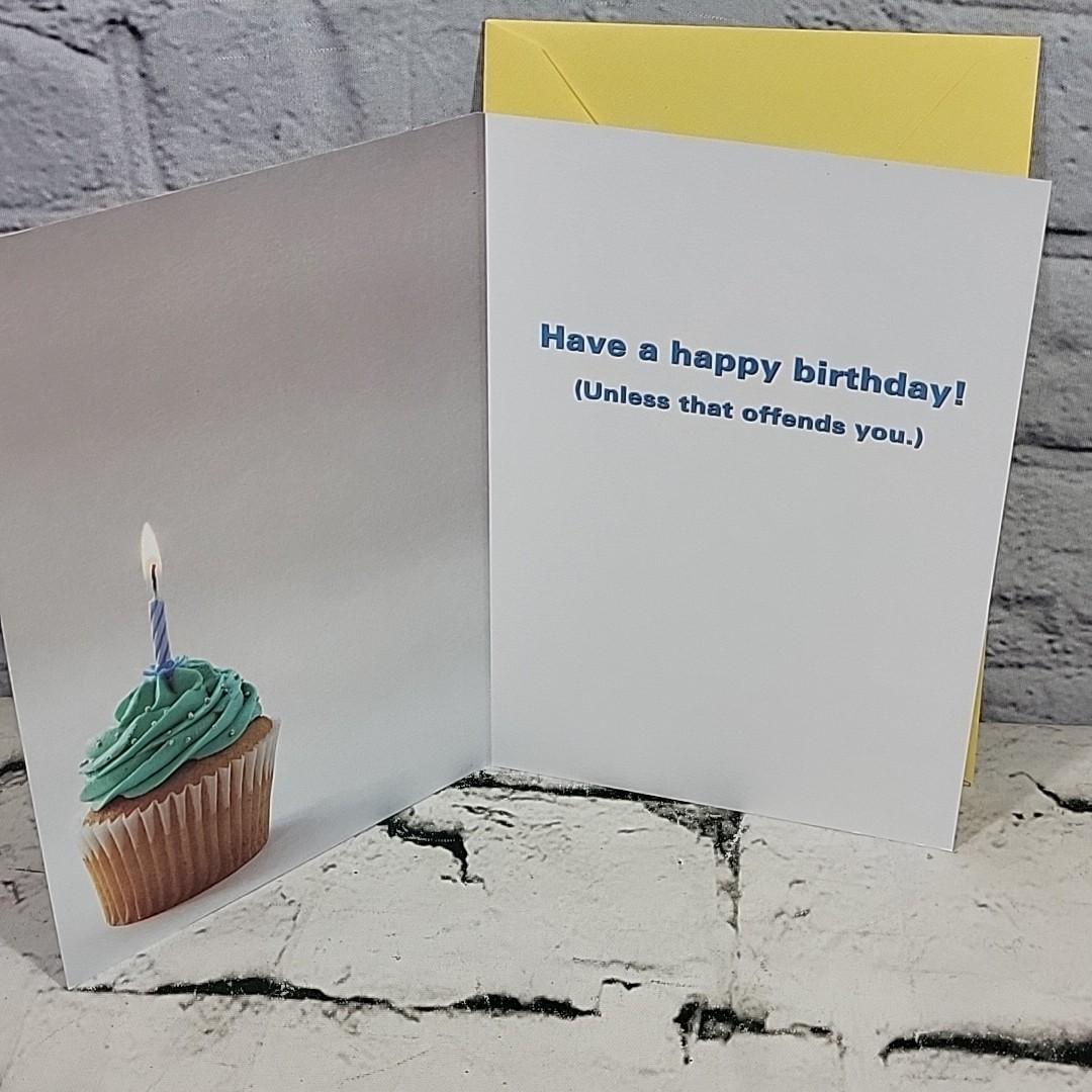 Leanin Tree Non-Political Non-Religious Cruelty Free Birthday Card Funny gallery