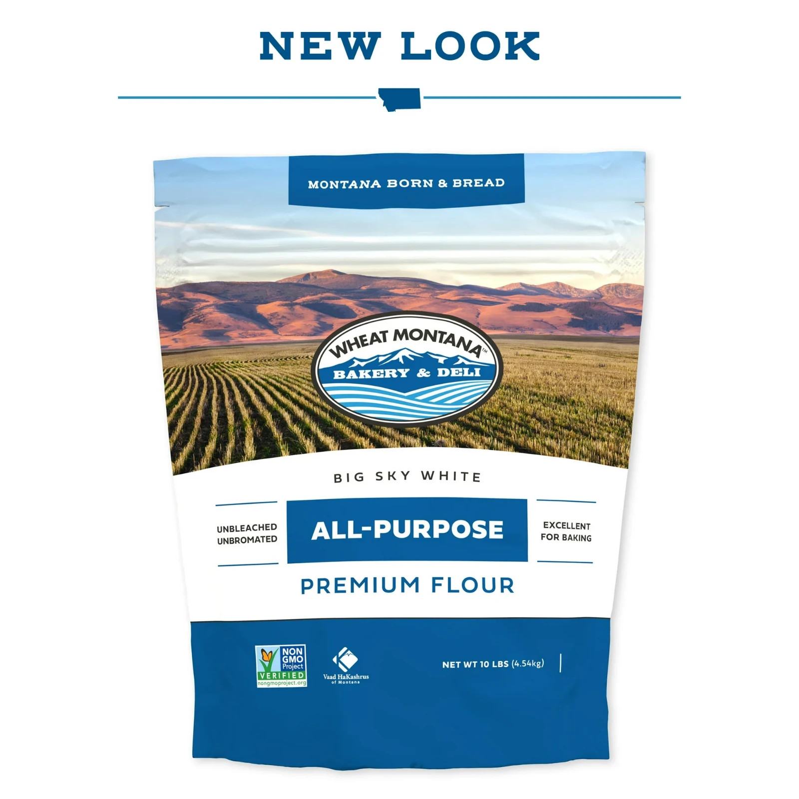 Wheat Montana Bakery, White All-Purpose Unbleached Flour, Non-GMO Verified, Cert gallery
