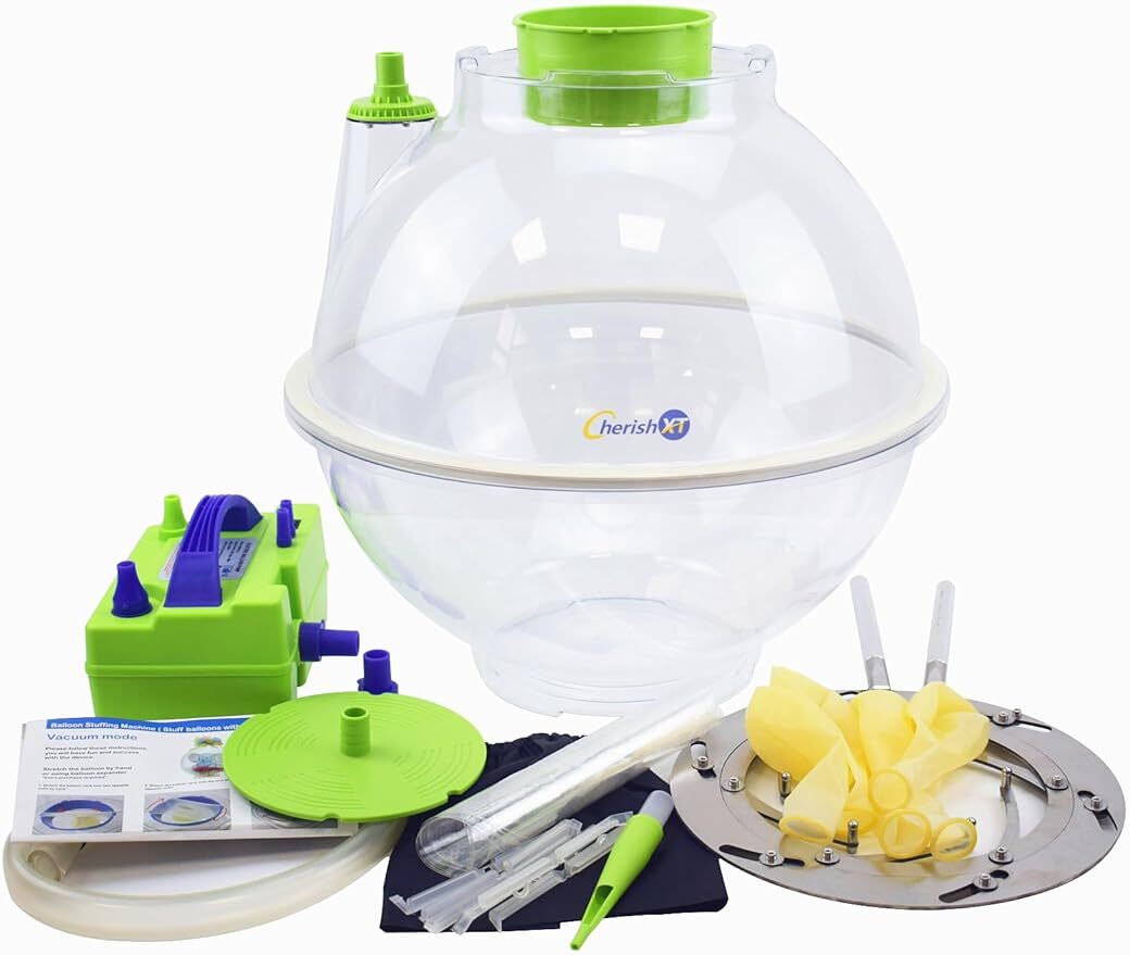 Balloon Stuffing Machine Balloon Filling Stuffer Kit Balloon Air Pump Expander gallery