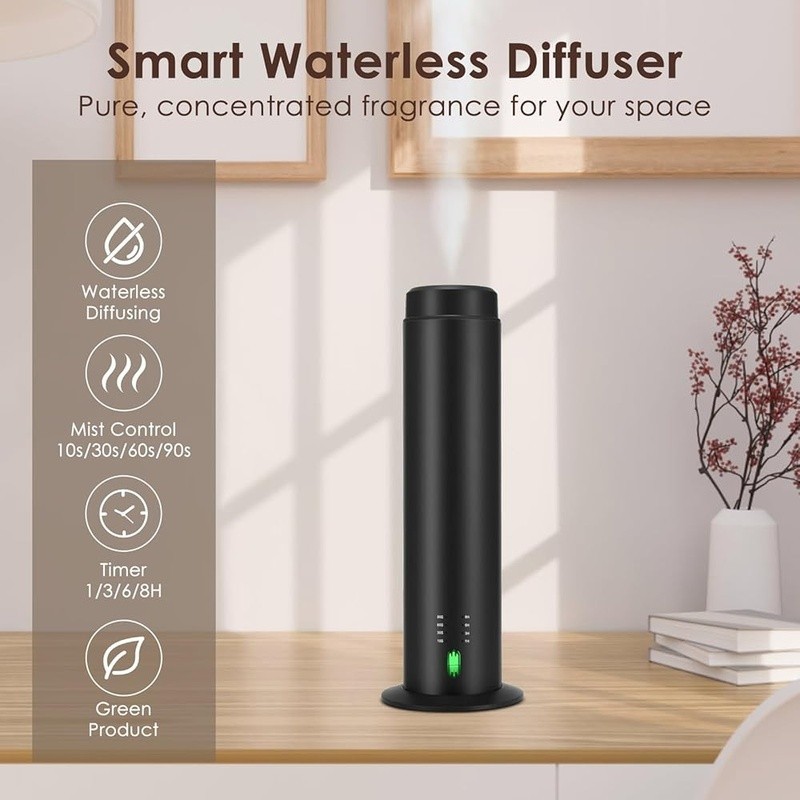 Waterless Essential Oil Diffuser Nano Mist Quiet Operation Timer Auto Shut Off gallery