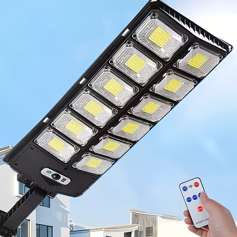 504 LED Solar Street Light IP44 Waterproof, Solar Outdoor Light, 6500 K, 3000 LM gallery