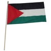 Palestine Palestinian Flag 12x18 Inch 12" x 18" Hand Flag On Stick gallery