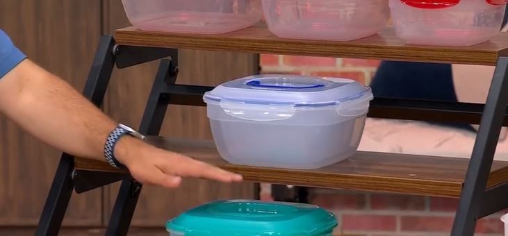 LocknLock 7-Piece Nestable Zen Containers w/ Handle Lid K98067 Clear gallery