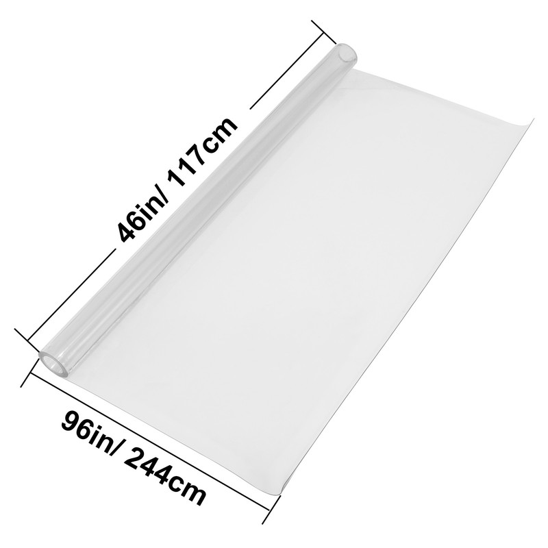 PVC Tablecloth Protector Table Cover 46" X 96" Desk Pad Soft Glass Desk Top gallery