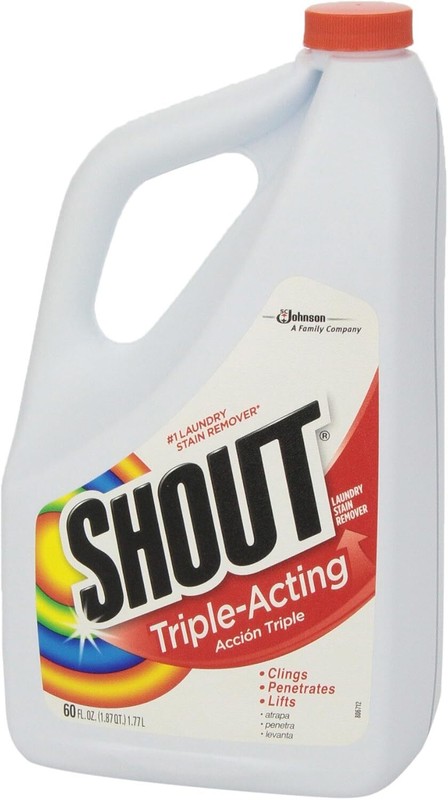 Shout Active Enzyme Laundry Stain Remover Spray, Triple-Acting, Penetrates 60oz gallery