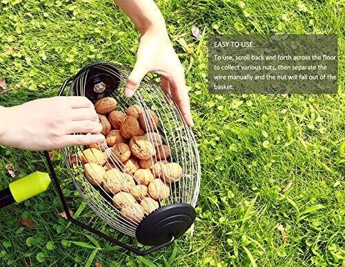 ORIENTOOLS Nut Gatherer Garden Rolling Nut Harvester Picks up Balls Pecans, etc. gallery