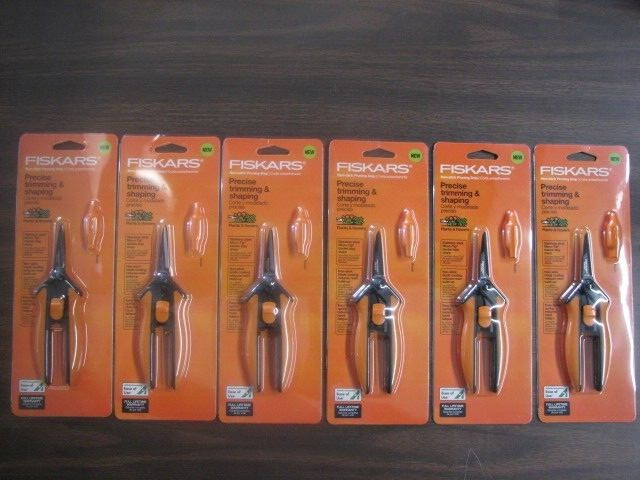 6 - FISKARS #9924 MICRO-TIP PRUNING SNIP, NON-STICK BLADES gallery