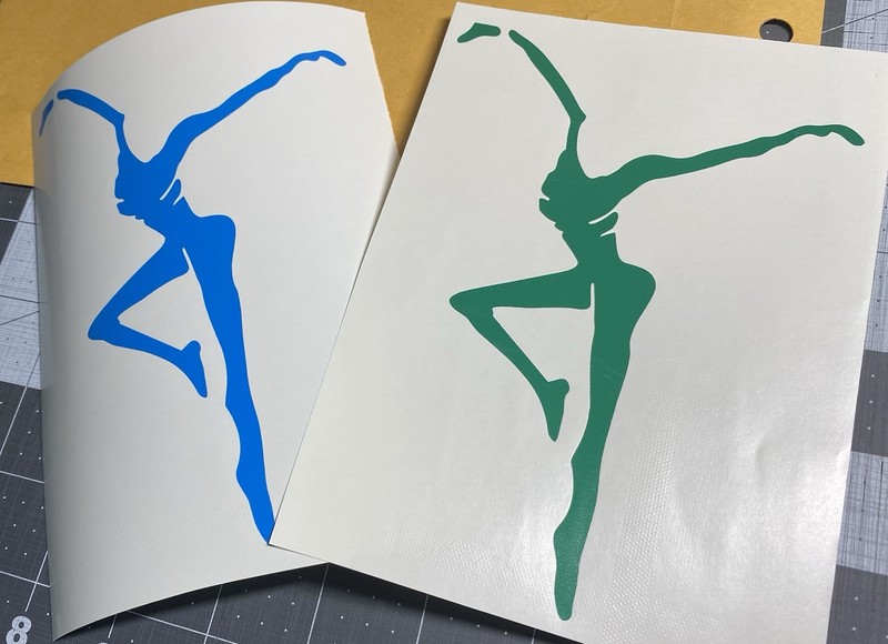 Vinyl Decal for Window - Fire Dancer (May Customize with Name), Various Sizes gallery
