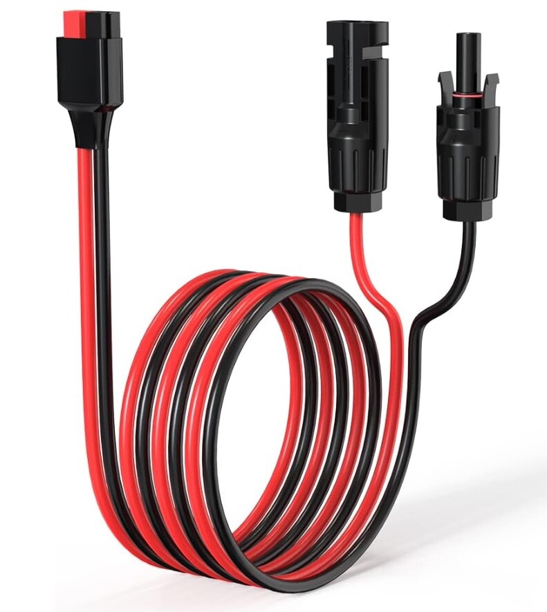 10ft Solar Charging Cable for Goal Zero Yeti Input Connectors 500 Watts