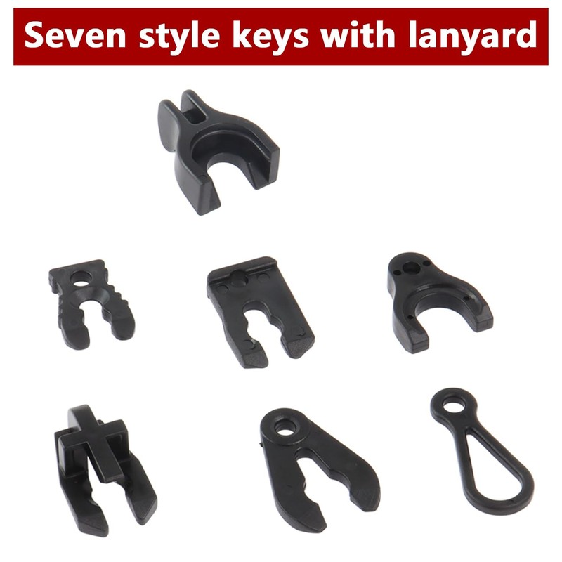 Universal Boat Kill Switch Lanyard – 7 Keys for Yamaha Mercury Suzuki Outboard gallery