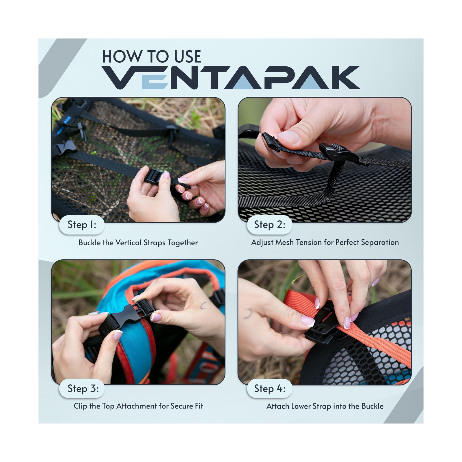 Lightweight Ventilation Backpack Spacer - Walking Backpack Frame with Breatha... 4