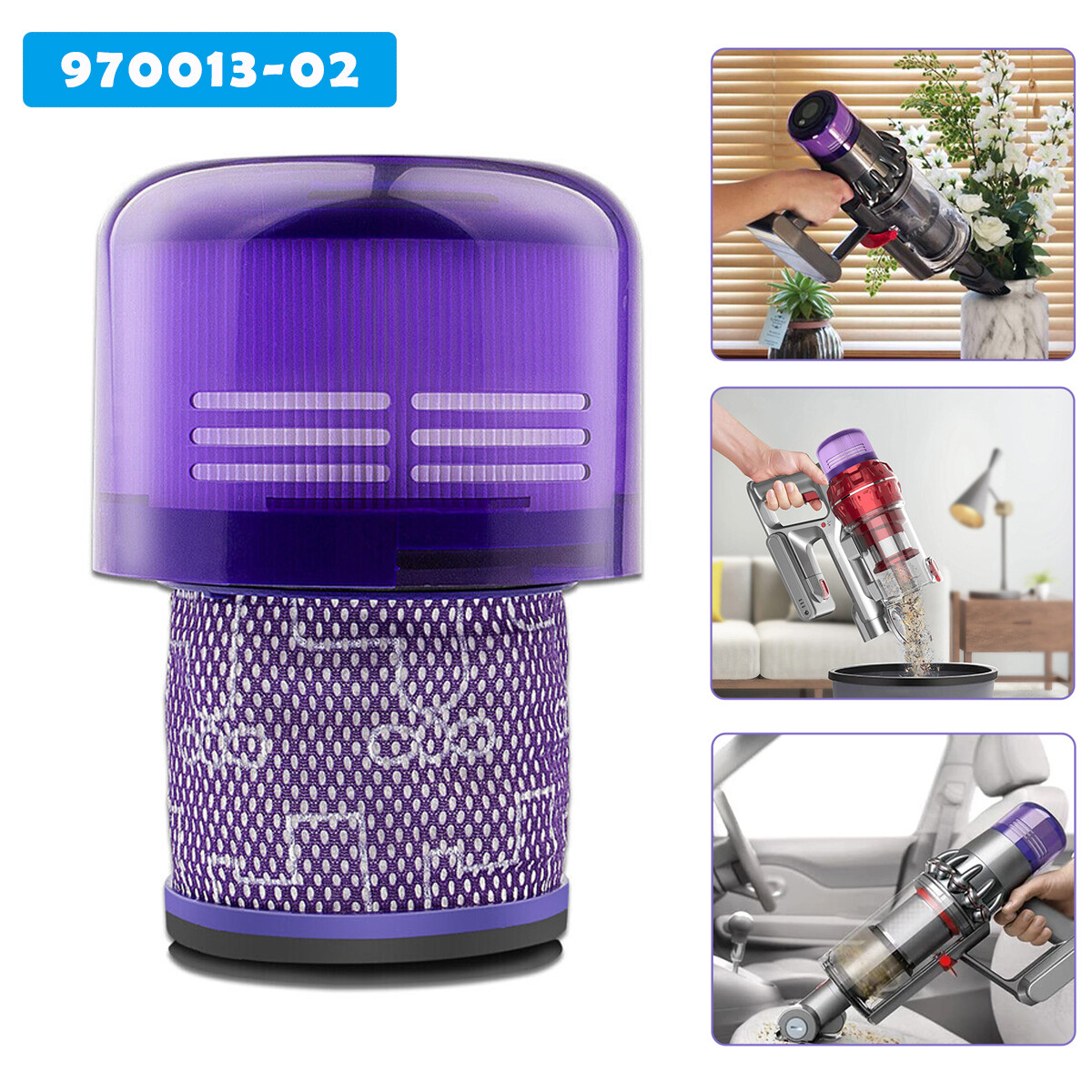 Replacement HEPA filter for Dyson V11, SV14, V15 cordless vacuums gallery