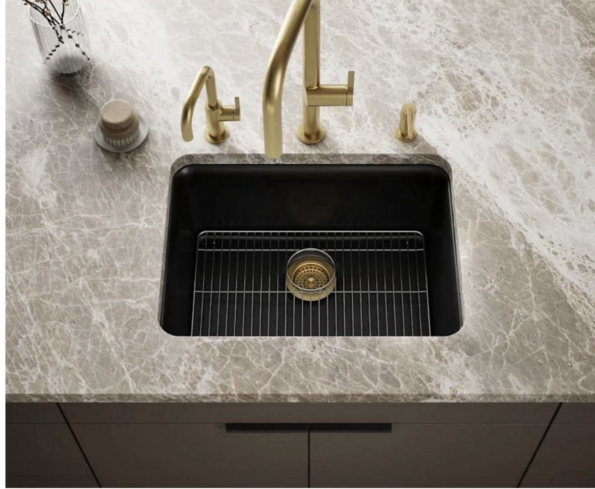 Kohler Cairn 24-1/2" Undermount Single Bowl Neoroc Composite Kitchen Sink NEW gallery