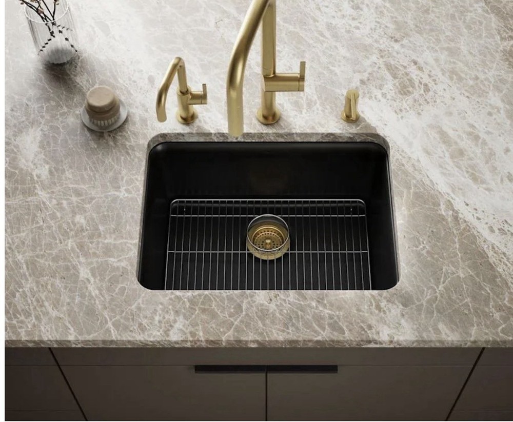 Kohler Cairn 24-1/2" Undermount Single Bowl Neoroc Composite Kitchen Sink NEW