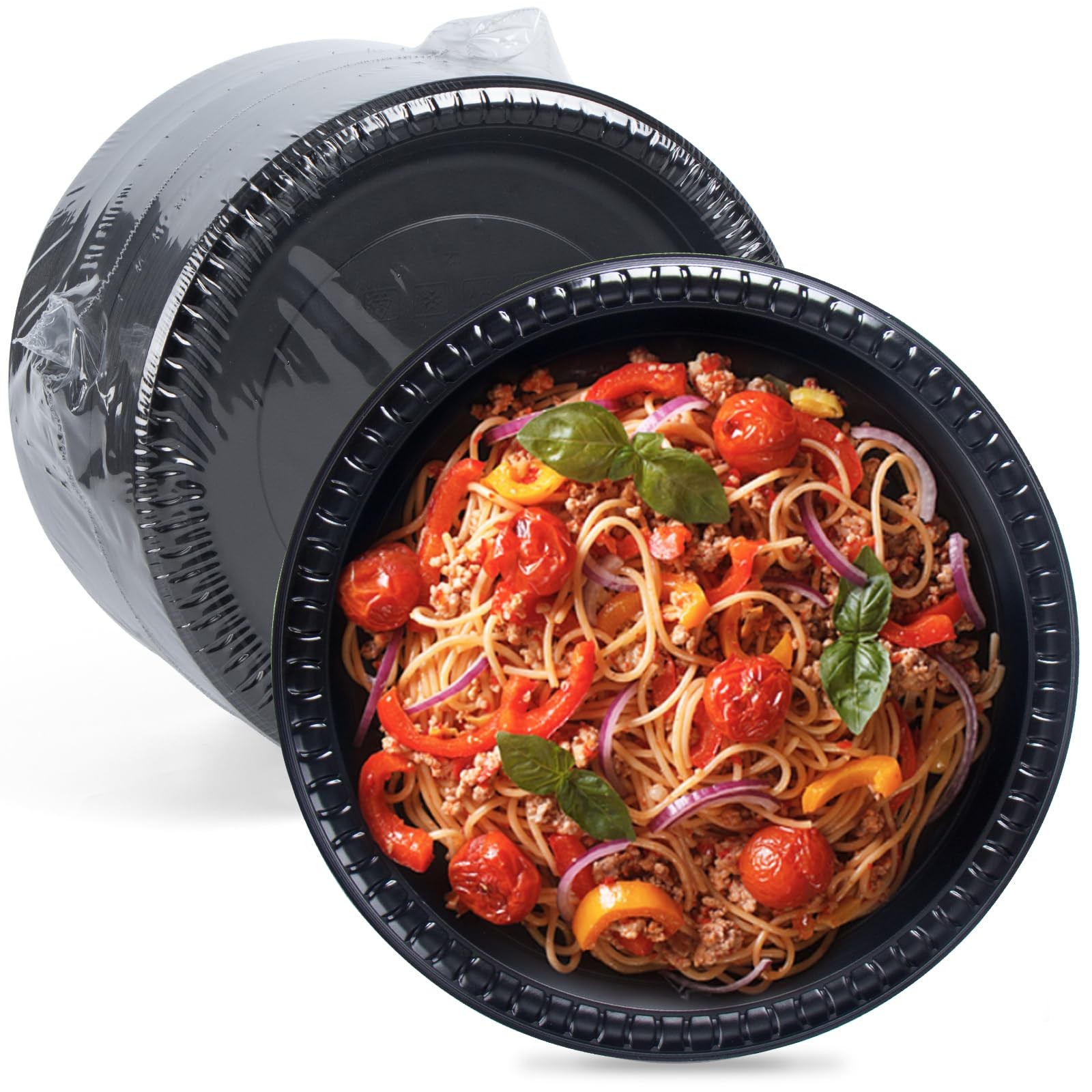 Plastic Plates BPA Free 9 Inch 150-Pack - Shrink Wrap Ready to Use Mineral Fi... gallery