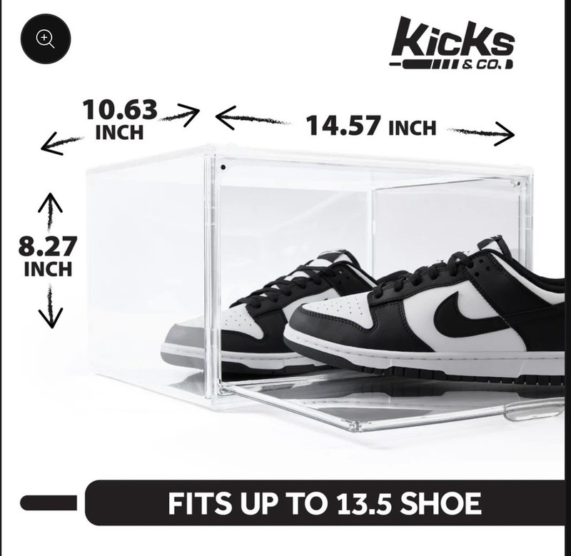 (1 Box / 2 Per package) Kicks & Co. Stackable Sneaker Display. New unopened gallery
