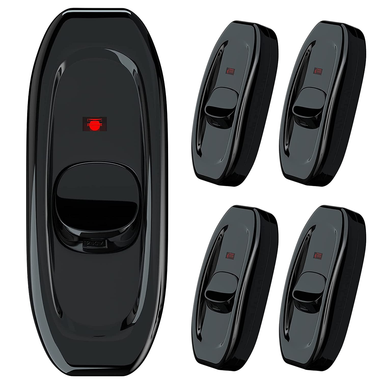 5 Pack Appliance Switch On/Off Button Table Lamp Desk Light In-Line Switch Cord gallery