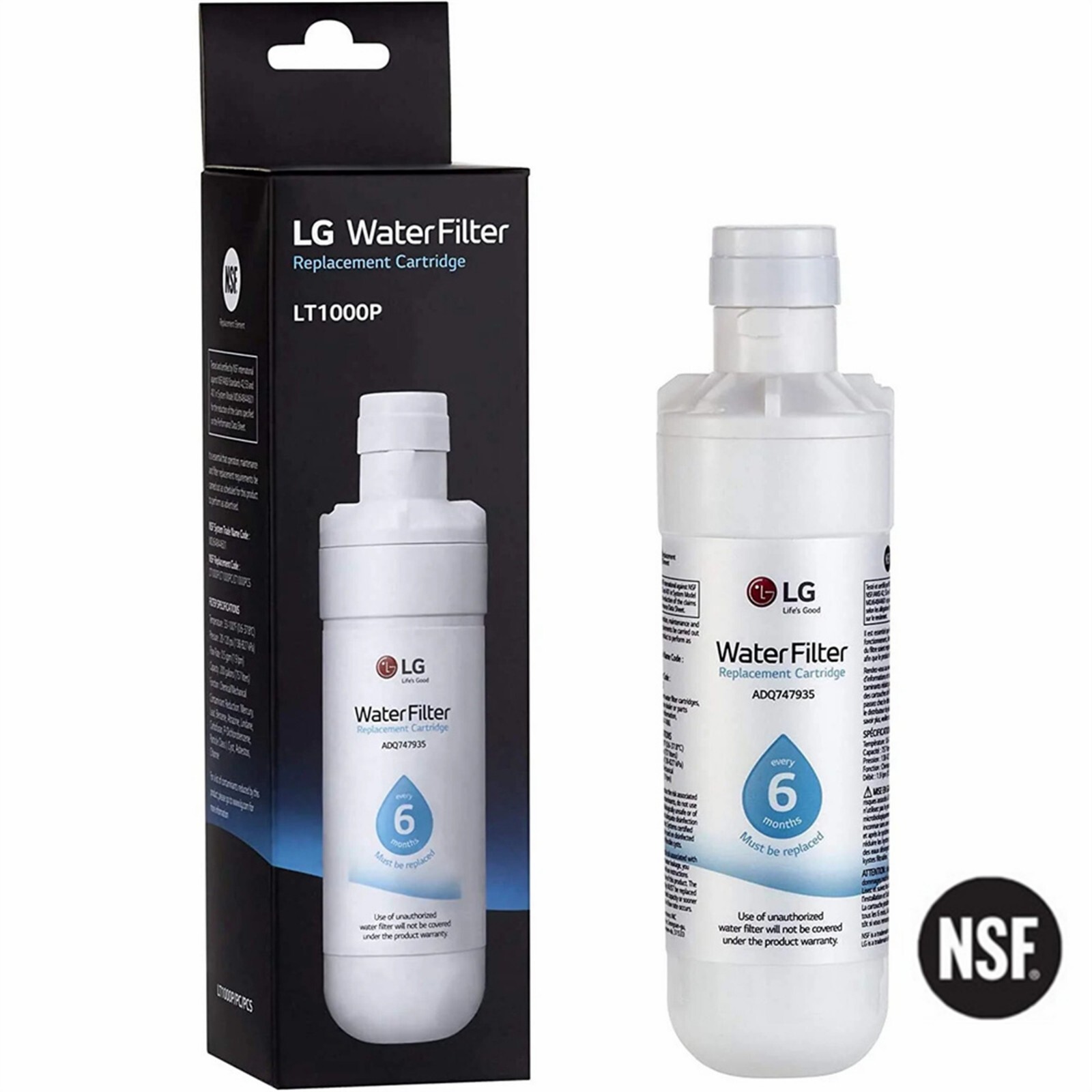 For LT1000P 6Month / 200Gal Capacity Replacement Refrigerator Water Filter 6PACK gallery