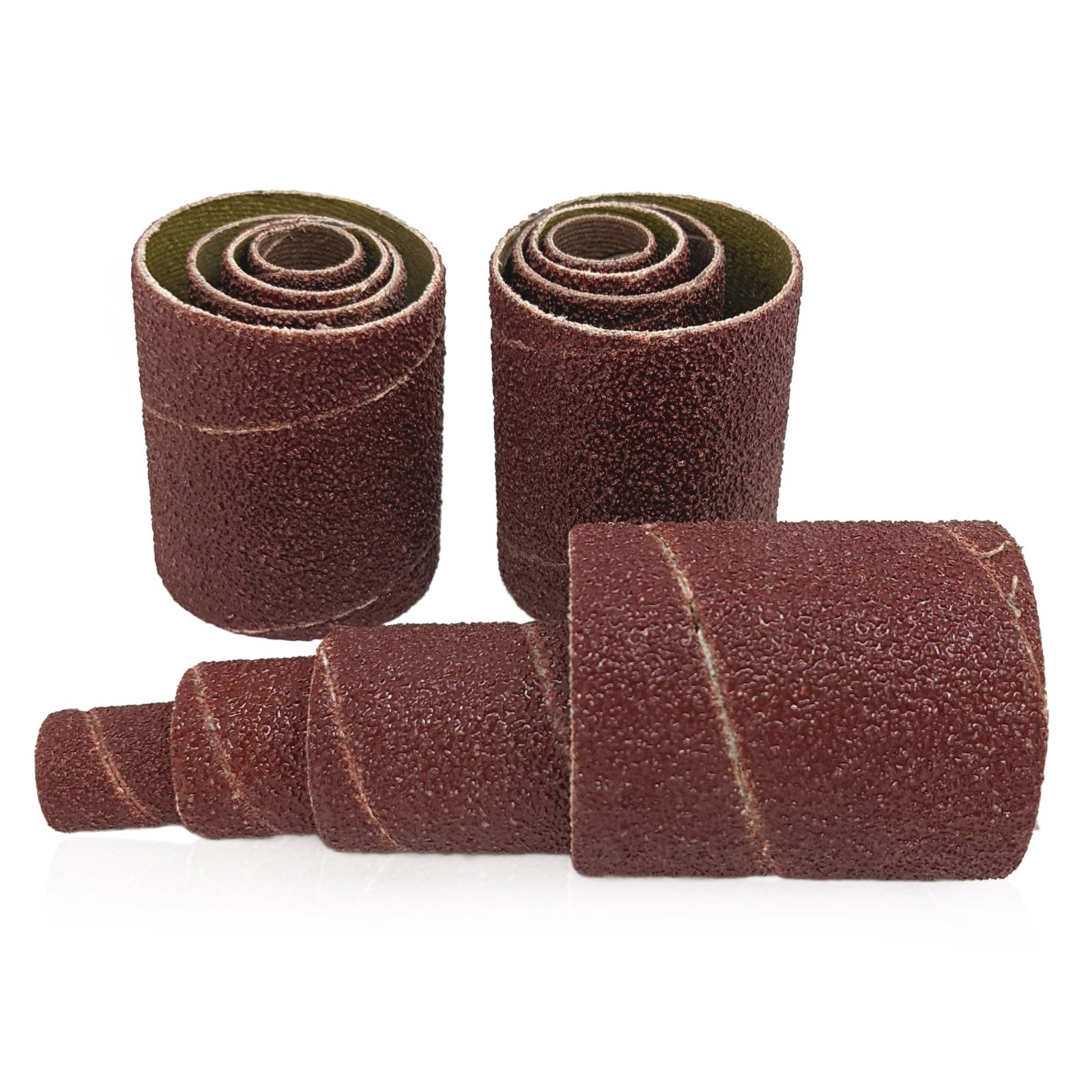 12 Pack Spindle Sanding Sleeves - 2 Inch Long, 60/80/120 Grit for Woodworking gallery