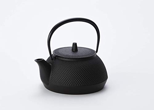 Iwachu Iron Kettle Black Print 0.65L Induction Safe #5 New Arare 12822 Teapot gallery