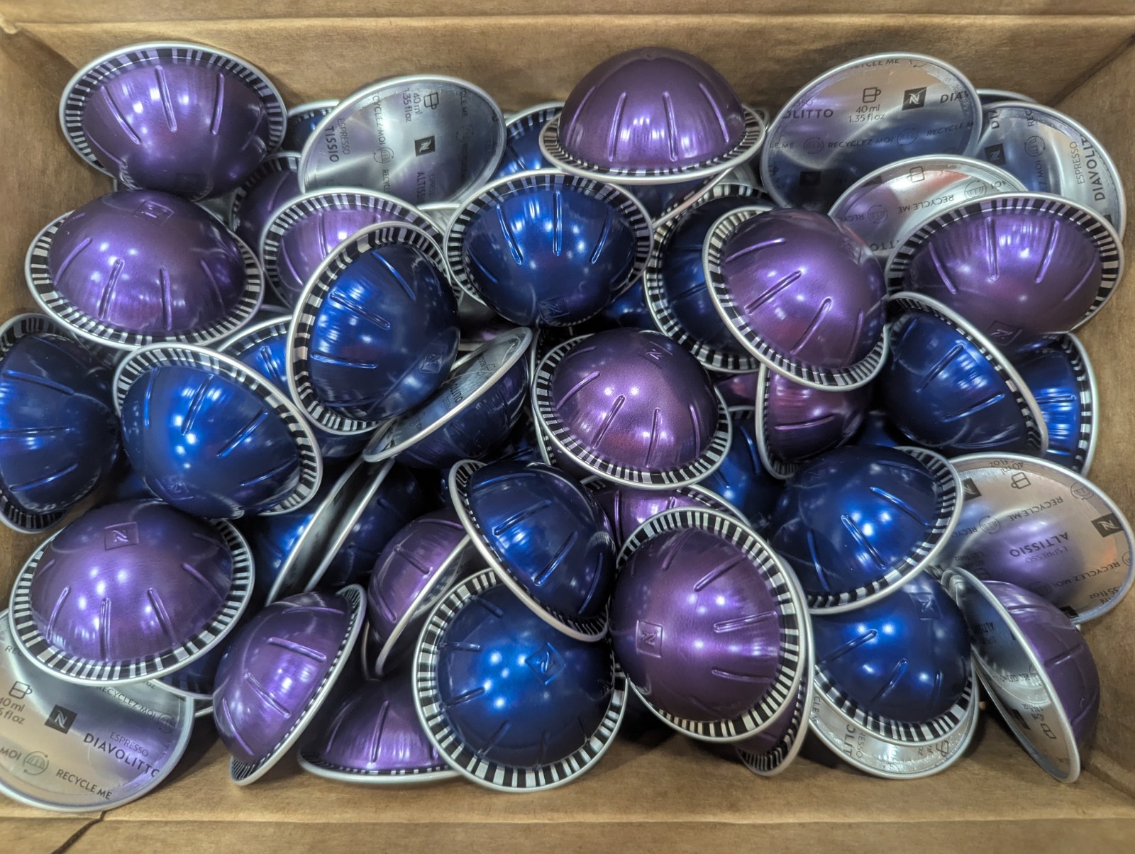 80 Nespresso Vertuo Vertuoline Espresso Variety Capsules Pods BULK gallery