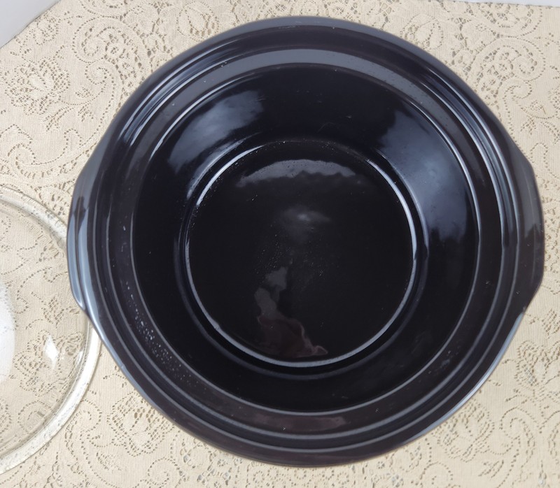 Rival Crockpot Slowcooker Replacement Stoneware Insert with Glass Lid gallery