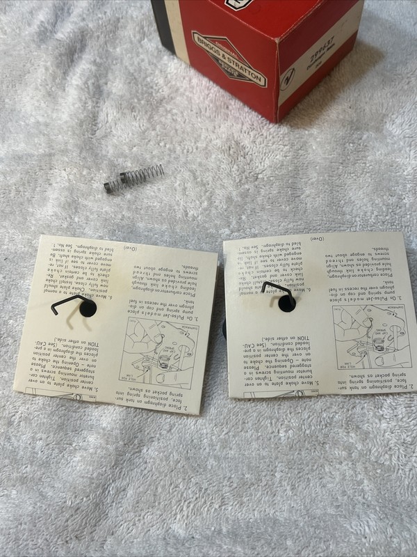 Briggs & Stratton Diaphragm Kit 299637 - OEM Packaging - New Old Stock X (2) gallery