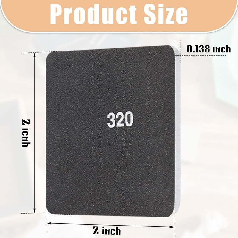 2 x 2 Inch Sanding Pads Micro Mesh Padded Sanding Pads Polishing Soft Mess Pen gallery