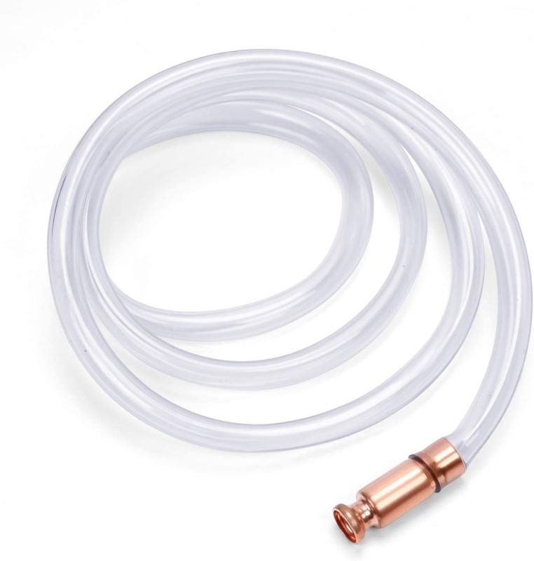 1pcs Self Priming Jiggler Transfer Fuel Water Oil Paint Copper Siphon Hose Pump gallery
