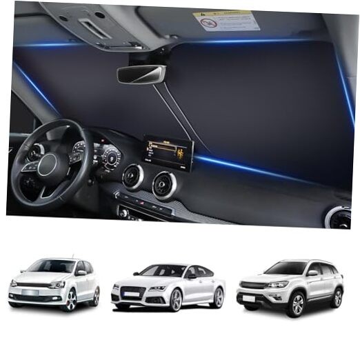 Double Thickened Vehicle Windshield Shade, Thickened Oxford cloth sunshade-01 gallery
