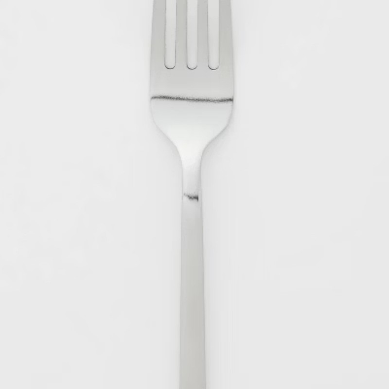 20pc Flatware Set Silver: Stainless Steel Silverware Set, Includes Forks, Spoons gallery