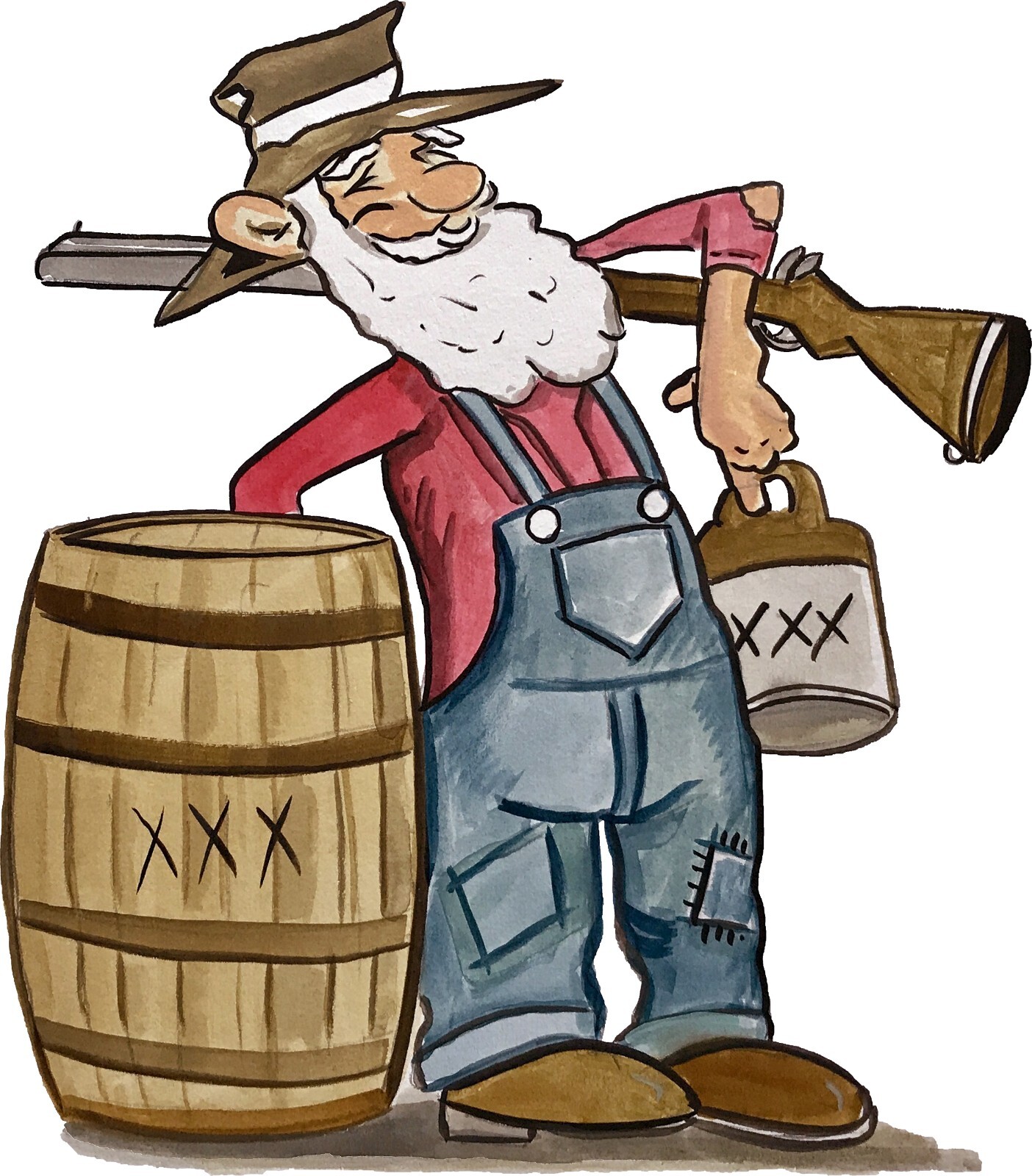 Hillbilly Moonshiner High Quality Vinyl Decal Sticker - Car Truck Tumbler Cooler gallery