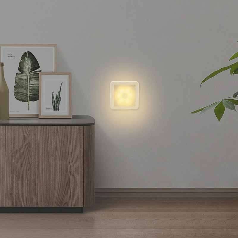 Motion Sensor LED Night Light Battery Powered Indoor Closet Cabinet Wall Cabinet gallery