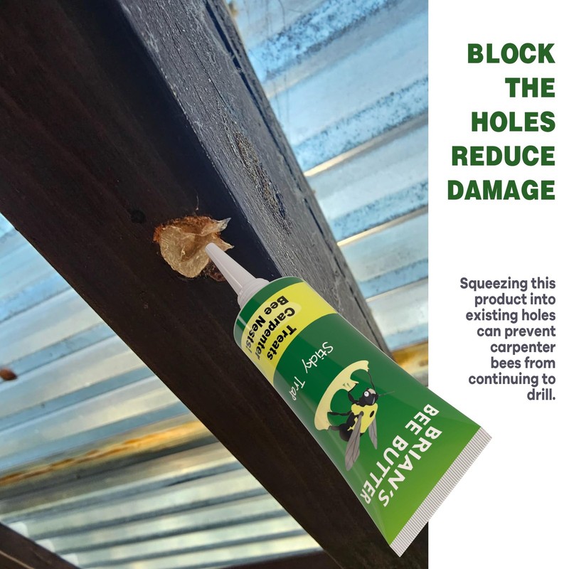 Carpenter Bee Traps for Outside, 2 Pack Sticky Trap, Brain's 2 PCS gallery