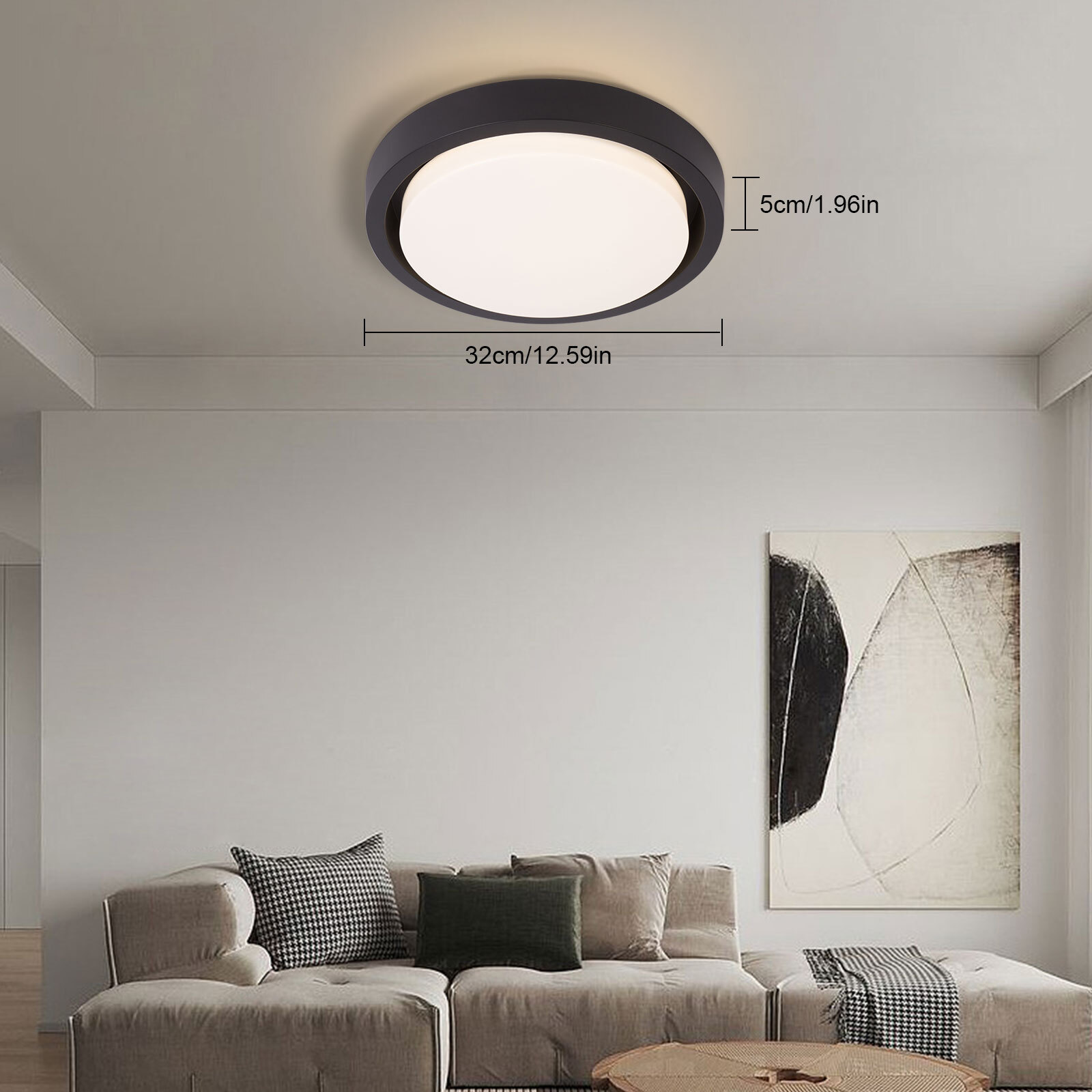 Ceiling Light LED Ceiling Lamp LED Fixture 18W Acrilic For Living Room 110V-120V gallery