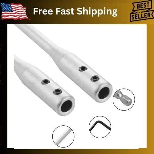 4 Pieces 1/4 Drill Bit Extension Set, High Carbon Steel Set gallery