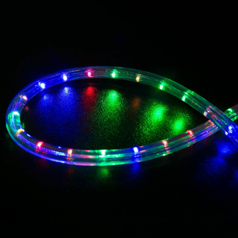 Assorted Sizes Multi-RGB LED Rope Lighting Thick Indoor Outdoor Christmas Tree gallery