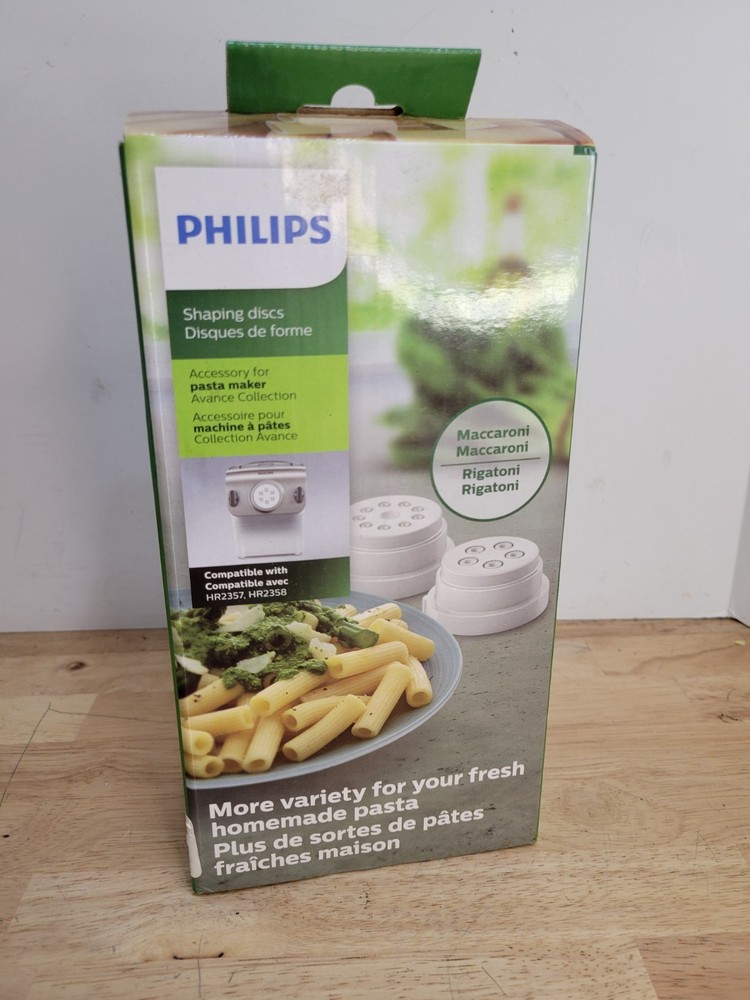 Philips Shaping Discs Pasta Maker Accessory HR2357, HR2358 Maccaroni Rigatoni