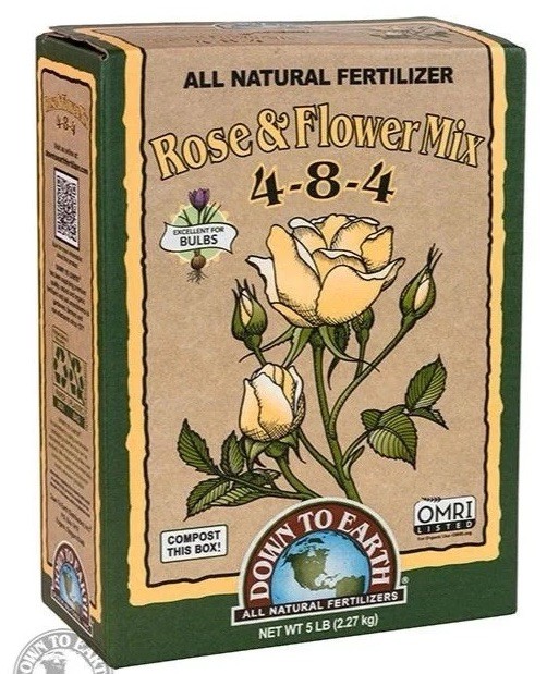 Down To Earth Rose Flower Mix 5lb All Natural Organic Fertilizer 4 8 4 gallery