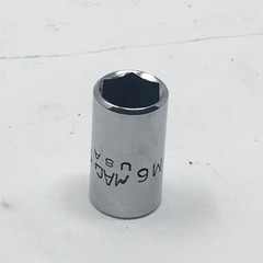 MAC M69mm 9mm 1/4″ Drive Chrome Shallow 6-Point Socket (Condition)