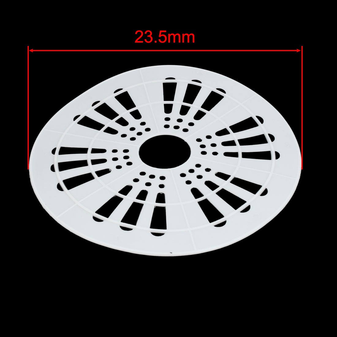 23.5cm Dia Plastic Semi Automatic Washing Machine Spin Cap Cover White gallery
